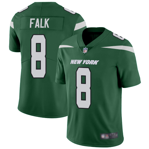 New York Jets Limited Green Youth Luke Falk Home Jersey NFL Football #8 Vapor Untouchable->youth nfl jersey->Youth Jersey